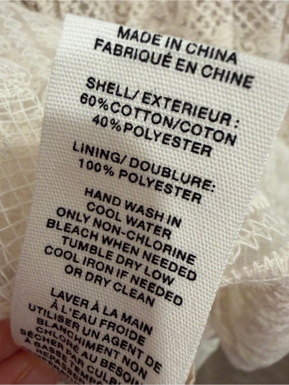 Avec Les Filles Embroidered Lace Midi Dress Natural Ivory Size 6 NWT Cottagecore - Picture 5 of 10